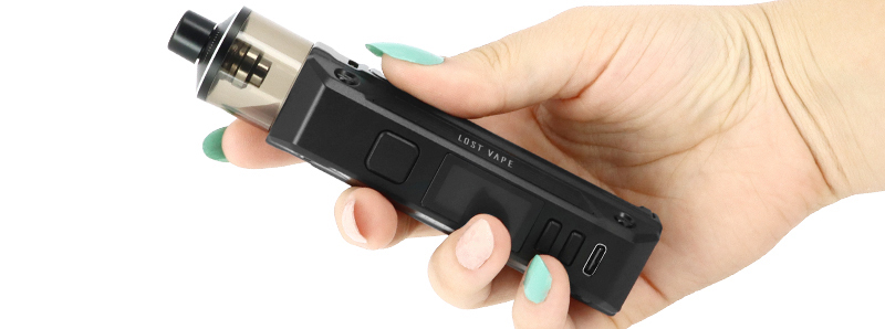 Pod Thelema Urban 80W- Lost Vape - Gunmetal Carbon Fiber – Image 3