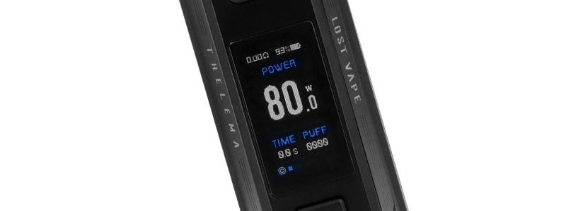 Pod Thelema Urban 80W- Lost Vape - Gunmetal Carbon Fiber – Image 9